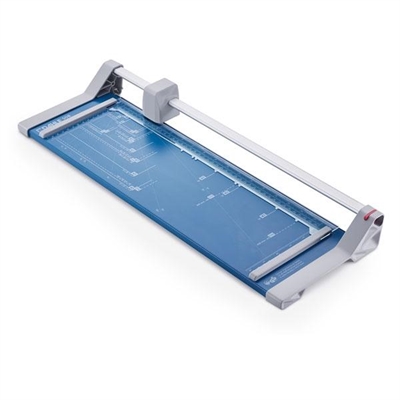 Dahle 00508-24050 Cizalla De Rodillo Con Cuchilla De Acero Circular Cabezal De Plastico Cerrado Y Cuchilla Inferior Rectificada Para Cortes Precisos. Su Longitud De Corte Es De 460 Mm Su Capacidad De 06 Mm Y El Prensado Automatico. Medidas: 58 X 211 Cm.