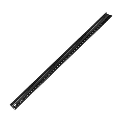 Dahle 10684-15835 Regla De Corte Antideslizante De Color Negro. Largo De 45 Cm. Incorpora Protector De Dedos.