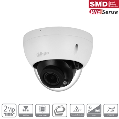 Dahua 1.0.01.04.39155-9002 (DH-IPC-HDBW2241RP-ZS-27135) DAHUA CÁMARA IP MINIDOMOSERIE 2 2MP VARIFOCAL 2.7-13.5MM.