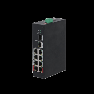 Dahua 1.0.01.20.10608 Dahua Technology PFS3110-8ET-96-V2. Tipo de interruptor: No administrado. Puertos tipo básico de conmutación RJ-45 Ethernet: Fast Ethernet (10/100), Cantidad de puertos básicos de conmutación RJ-45 Ethernet: 9. Tabla de direcciones MAC: 8000 entradas, Capacidad de conmutación: 7,6 Gbit/s. Estándares de red: IEEE 802.3, IEEE 802.3ab, IEEE 802.3u, IEEE 802.3x, IEEE 802.3z. Energía sobre Ethernet (PoE). Factor de forma: 10U