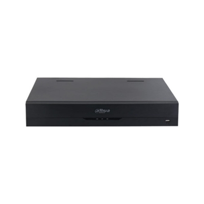 Dahua 1.0.01.23.15008-9002 ONVIF® IP NVR - 32 Canales - 4K ULTRA HD - Dahua - NVR5232-EIHasta 32MP - Ancho de banda de 384Mbps - Códec H.265+ - Inteligencia artificial: Protección perimetral - Reconocimiento facial - Metadatos de video - ANPR - Mapa de calor - Audio: RCA 1in/1out - Alarma: 4in/2out - HDMI 4K - VGA 1080p - 2xUSB (1x2.0 + 1x3.0) - RS-232 - RS-485 - RJ45 Ethernet 10/100/1000Mbps - Reproducción síncrona de 16 canales - 2xHDD SATA 16TB - Disco duro NO incluido