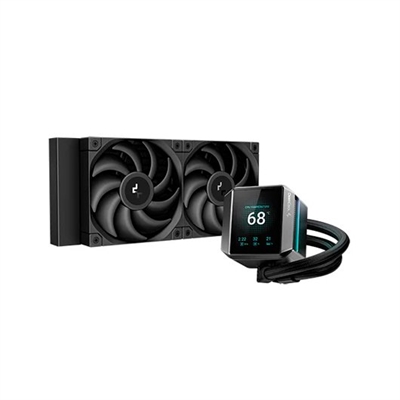 Deepcool R-LX550-BKADSNC-G-1 DISIPADOR REF LIQUIDA DEEPCOOL MYSTIQUE 240 ARGB 2 VEN 120MM ARGB MULTISOCKET BLOQUE ARGB 1700
