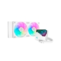 Deepcool R-LT240-WHAMNC-G-1 - DISIPADOR REF LIQUIDA DEEPCOOL LT240 WHITE ARGB 2 VEN 120MM ARGB MULTISOCKET BLOQUE ARGB 1