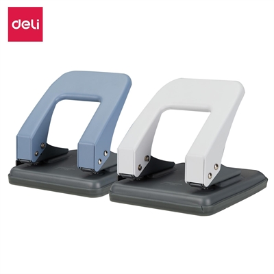 Deli E0104 Taladro Start Deli. Tiene 2 Punzones Con Diametro De 6 Mm Y Su Capacidad De Perforacii¿½N Es De 35 Hojas. Incorpora Una Regleta De Papel. Color Surtido Aleatorio.