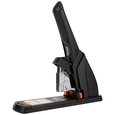 Deli E0383 Grapadora De Gruesos Effortless Deli Fabricada En Plastico De Color Negro. Compatible Con Grapas 23/6 23/17. Tipo De Grapado: Cerrado Y Su Mi¿½Xima Capacidad Es Hasta 210 Hojas.