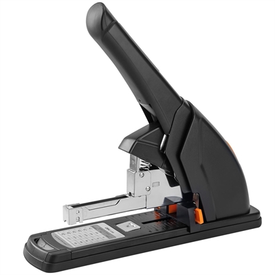 Deli E0386 Grapadora De Gruesos Effortless Deli Fabricada En Plastico De Color Negro. Compatible Con Grapas 23/6 23/17. Tipo De Grapado: Cerrado Y Su Mi¿½Xima Capacidad Es Hasta 120 Hojas.