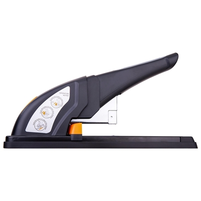 Deli E0387 Grapadora De Gruesos Effortless Deli Fabricada En Plastico De Color Negro. Compatible Con Grapas 23/6 23/13. Tipo De Grapado: Cerrado Y Su Mi¿½Xima Capacidad Es Hasta 80 Hojas.