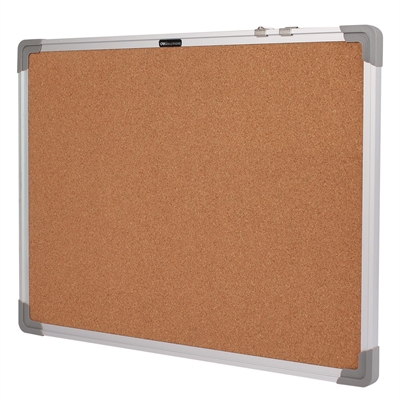 Deli E39052 Tablero De Corcho Deli Con Marco De Aluminio Y Cantoneras De Proteccii¿½N. Las Medidas Son 45 X 60 Cm.