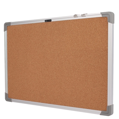 Deli E39053 Tablero De Corcho Deli Con Marco De Aluminio Y Cantoneras De Proteccii¿½N. Las Medidas Son 60 X 90 Cm.