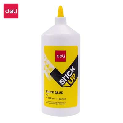 Deli EA74913 Cola Blanca Deli Stick Up Contiene 1.000 Ml. No Toxico Sin Disolventes Y Lavable. Aplicador De Punta Fina Con Cierre Giratorio Para Garantizar Una Aplicacii¿½N Suave Del Pegamento.