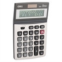 Deli E1222 - Calculadora De Sobremesa E1222 Deli De 12 Digitos. Alimentacii¿½N Dual Solar/Pilas Y Panta