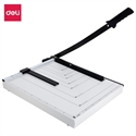 Deli E8012 - Cizalla De Palanca Deli Modelo E8012 Con Regla De Medicii¿½N Completa Pies Antideslizantes