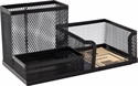 Deli E9175 - Organizador Rejilla Meti¿½Lico Deli. Fabricado En Acero. Cuenta Con 3 Compartimentos. Medi