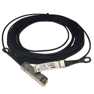 Dell 470-ABMD Dell Networking, Cable, SFP+ to SFP+, 10GbE, Active Optical (Optics included) Cable,15 Meter, Customer Kit
