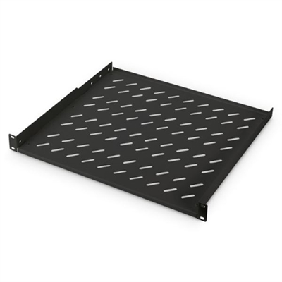Digitus-By-Assmann DN-19 TRAY-1-400-SW Shelf For Fixed Installation 19 1U For Racks From 600 Mm Depth H44xw482xd399 Mm, Up To 15 Kg, Black (Ral 9005) - Unidad Rack: 0 U; Número De Montantes Verticales: 0; Profundidad: 399 Mm; Color: Negro