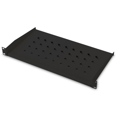 Digitus-By-Assmann DN-19TRAY-1-SW Shelf For Fixed Installation 19 1U For Racks From 300 Mm Depth H45xw483xd250 Mm, Up To 15 Kg, Black (Ral 9005 - Unidad Rack: 1 U; Número De Montantes Verticales: 0; Profundidad: 250 Mm; Color: Negro