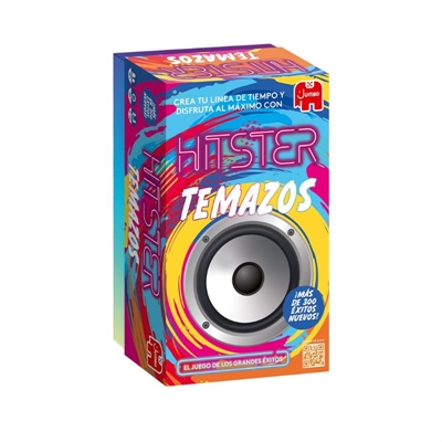 Diset 19956 JUEGO DE MESA DISET HITSTER TEMAZOS 300 CARTAS 37 HITSTER TOKENS APP HITSER