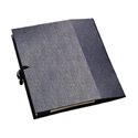 Dohe 10262 - Clasificador Acordeon Formato Cuarto Fabricado En Carton Forrado Color Negro Ojetes Metali