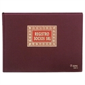 Dohe 9912 - Libro De Registro De Socios S.R.L Formato Folio Apaisado Con Encuadernacion En Tela Color 