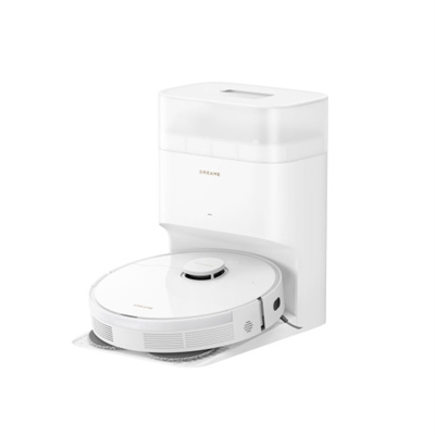 Dreame 010201AA000266 Dreame L10s Plus. Tipo de depósito: Bolsa para el polvo, Color del producto: Blanco. Capacidad de polvo (aspiradora): 0,35 L, Capacidad de polvo (base): 4 L, Capacidad de reservorio de agua: 0,3 L. Capacidad de batería: 5200 mAh, Tiempo de funcionamiento: 155 min, Durabilidad de la batería: 145 m². Diámetro: 35 cm, Altura: 97 mm, Peso: 3,74 kg