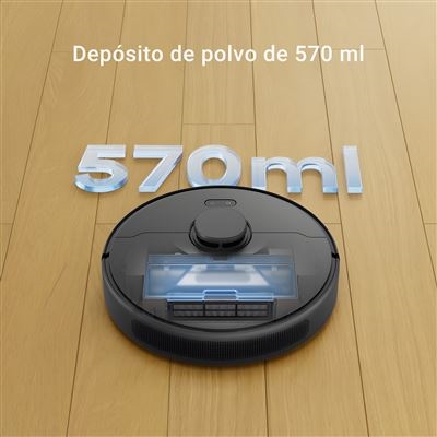 Dreame 010204AA000360 Dreame D9 Max Gen 2 Robot Aspirador 2 en 1, Navegación LDS Inteligente Láser 6000Pa, Múltiples Mapas de Piso, para Pisos, Alfombras, Pelo de Mascotas, WiFi/Alexa/Control de Aplicaciones, Negro. 1. Menos suciedad con la succión Vormax 6.000 Pa: Limpieza personalizada con 4 niveles de succión, hasta 6000 Pa. Elimina pelos, suciedad y residuos de diversas superficies, Disfrute de una succión mejorada en comparación con el modelo D9 Max que ofrece una succión de 4000 Pa. Cepillo flotante para quitar el polvo: Extrae el polvo incrustado de alfombras y suelos, recoge eficazmente el pelo y lo levanta automáticamente para evitar obstáculos.Contenedor de polvo de 570 ml para almacenamiento grande: El depósito de polvo de 570 ml atrapa el pelo corto, el pelo de las mascotas y la suciedad, evitando que se escape el polvo y los olores. Mapeo efectivo de casas: El robot aspirador crea un mapa editable para una limpieza precisa, garantizando movimientos suaves y recorridos de limpieza uniformes.Cuidado personalizado de tus alfombras/moquetas: D9 Max Gen 2 elimina la suciedad y el pelo de sus alfombras con configuraciones de succión inteligentes adaptadas a sus necesidades.