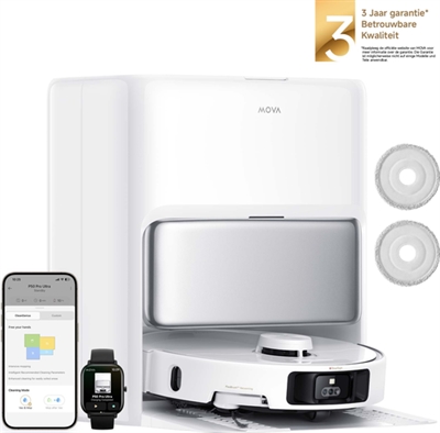 Dreame 010204AA000583 Aspiradora robot Dreame L50 Pro Ultra blanca.