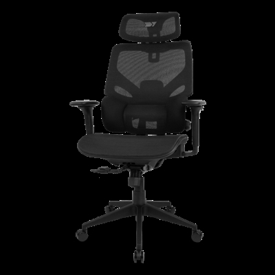 Drift DRAIR400 DRAIR400 es una silla ergonómica con un diseño premium. Esta silla de oficina está construida con una malla ultratranspirable de alta calidad, que te proporcionará la comodidad que necesitas para subir de nivel.Juega cómodamenteLa silla ergonómica DRAIR400 ha sido diseñada con materiales de calidad suprema, comenzando por su recia estructura hasta la malla tensada de alta calidad que cubre todo el cuerpo de la silla. Esta malla está hecha con un tejido ultratranspirable que te ayuda a mantener siempre la temperatura corporal mientras cuida la postura, evitando daños en tu espalda o cuello. Siendo también la opción ideal para los calurosos meses de verano.Ergonómica y versátilEsta silla de oficina ergonómica incorpora un sistema que permite ajustar el cojín cervical y lumbar que integra, adaptándose a la forma que tienes de vivir tu día a día, evitándote las molestias propias de pasar muchas horas delante de la pantalla.Se adapta a tus necesidadesAjusta a la altura de la Drift DRAIR400 para que se adapte a tu entorno y escritorio, permitiéndote obtener un gran confort en tus largas sesiones frente al PC. Además, con su respaldo reclinable hasta los 135 grados podrás encontrar esa posición en la que te sientas más a gusto, incluso cuando te tomes un pequeño descanso, incluso podrás ajustar su asiento desplazándolo hacía delante y hacia atrás para obtener siempre la postura que mejor se adapte a ti y tu forma de juego.Desplazamiento controladoLa base de nailon de esta silla ergonómica ha sido reforzada para que junto a sus ruedas silenciosas de nailon y poliuretano, puedas desplazarte sin hacer ruido y sin esfuerzo, manteniendo controlados los movimientos en cada momento.Reposabrazos 4DDRAIR400 es una silla que cuenta con reposabrazos 4D con acolchado extra para ofrecerte una comodidad total. Podrás ajustarlos en altura, de izquierda a derecha, hacia delante o hacia atrás y en ángulo lateral. Siente el bienestar con esta cómoda silla de oficina ergonómica.Pistón de gas de clase 4Su robusta base de nylon de 64 cm con pistón de gas de Clase 4 ofrece una gran resistencia, pudiendo admitir hasta un peso de 150 kilos.