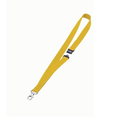 Durable 8137-04 Cinta Para Identificadores Con Cierre De Seguridad. Se Puede Utilizar Con Todos Los Portanombres E Identificadores Durable Con Perforacion Para Clip O Alfiler. Su Ancho De Cinta Es De 20 Mm Y Su Largo De 44 Cm. El Pack Incluye 10 Cintas De Color Amarillo.