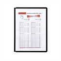 Durable 5606-01 - Fundas Para Clasificador Sherpa De Pared Fabricadas En Polipropileno Y Con Marco De Color 