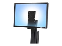 Ergotron 97-845 Ergotron - Componente para montaje (abrazadera, espaciador para empotrar) - para pantalla LCD - kit de usuario alto - acero macizo - negro - montable en la estación de trabajo