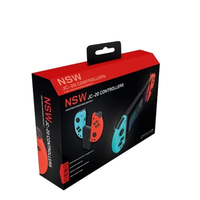 Esprinet-Multimarca JC1NSW-11-MU Jc-20 Controllers Red/Blue [Nsw] - Tipología: Mando; Material: Plástico; Color Primario: Verde; Vibración: Sí; Wireless: Sí