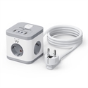 Ewent EW3863 - Con la regleta de torre EW3863 es posible conectar 3 dispositivos eléctricos y 4 dispositi
