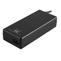 Ewent EW3966 - Cargador automático pequeño de notebook de 90 W- Cargador multifuncional con selección aut