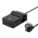 Ewent EW3992 - La estación de carga USB GaN de 65 W y la regleta de alimentación de escritorio tienen un 