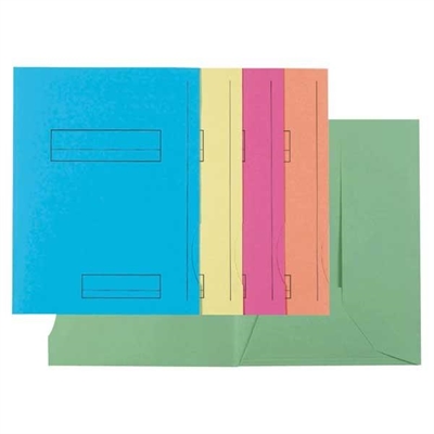 Exacompta 235000E Subcarpeta Con 3 Solapas Fabricadas En Cartulina Colores Surtidos Y Con Gramaje De 210 G. El Pack Contiene 50 Subcarpeta Con Medidas De 240 X 320 Mm Para A4.