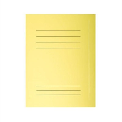 Exacompta 235005E Subcarpeta Con 3 Solapas Fabricadas En Cartulina Color Amarillo Canario Y Con Gramaje De 210 G. El Pack Contiene 50 Subcarpeta Con Medidas De 240 X 320 Mm Para A4.