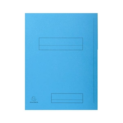 Exacompta 335006E Subcarpeta Con 2 Solapas Fabricadas En Cartulina Color Azul Claro Y Con Gramaje De 210 G. El Pack Contiene 50 Subcarpeta Con Medidas De 240 X 320 Mm Para A4.