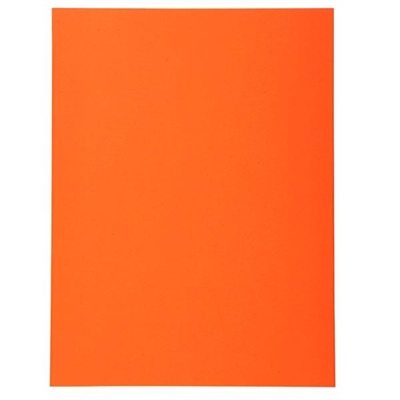 Exacompta 410007E Subcarpeta Color Naranja Fabricada En Cartulina Reciclada Certificada Angel Azul Y Gramaje De 220 G. El Pack Contiene 100 Subcarpetas Con Medidas De 240 X 320 Mm Para A4.