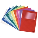 Exacompta 50250E - Subcarpeta Colores Surtidos Fabricada En Cartulina Reciclada Certificada Angel Azul Y Gram