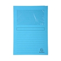 Exacompta 50252E - Subcarpeta Color Azul Claro Fabricada En Cartulina Reciclada Certificada Angel Azul Y Gram