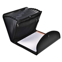 Exacompta 55834E - Portadocumentos Color Negro Con Cierre De Boton Y Con Medidas 255 X 33 Cm Para Documentos 