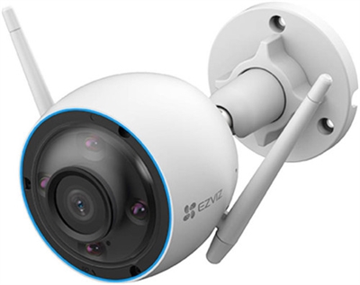 Ezviz CS-H3-R100-1J5WKFL(2.8MM) EZVIZ H3 3K. Tipo: Cámara de seguridad IP, Colocación soportada: Exterior, Tecnología de conectividad: Inalámbrico y alámbrico. Tipo de montaje: Techo/pared, Color del producto: Blanco, Factor de forma: Bala. Iluminación mínima: 0,01 lx, Ángulo de visión de la lente, horizontal: 96°, Ángulo de visión de la lente, vertical: 51°. Tipo de sensor: CMOS, Tamaño del sensor óptico: 25,4 / 2,7 mm (1 / 2.7). Distancia focal fija: 2,8 mm
