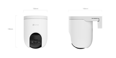 Ezviz CS-H8C-R200-1J5WKFL(4MM) H8c Pro 3K.Cada detalle cuenta, la protección integral importa.