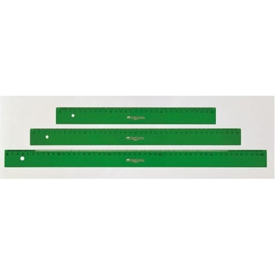 Faber-Castell 814 Regla Tecnica Graduada De 40 Cm Color Verde.