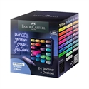 Faber-Castell 254602 - Marcador Fluorescente De Tinta De Base De Agua Con Punta Biselada En 2 Grosores De Trazo: 