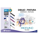 Fabriano F76233250 - Bloc Microperforado De Papel De Dibujo Y Pintura Blanco Natural De 160 G Tamaño A3+. Papel
