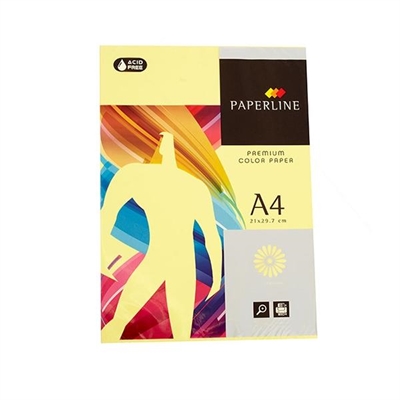 Fabrisa 15641 Pack De Papel De 80 G/M? En Formato A4 Y Color Amarillo. Cada Pack Contiene 500 Hojas. Papel De Alta Calidad Con Tintado Homogeneo Ideal Para La Escuela La Oficina Y El Hogar. Aptos Para Impresoras Inkjet Laser Fotocopiadoras O Escritura Manual.