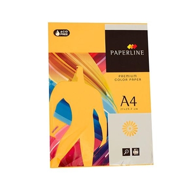 Fabrisa 15647 Pack De Papel De 80 G/Mi¿½ En Formato A4 Y Color Oro. Cada Pack Contiene 500 Hojas. Papel De Alta Calidad Con Tintado Homogi¿½Neo Ideal Para La Escuela La Oficina Y El Hogar. Aptos Para Impresoras Inkjet Laser Fotocopiadoras O Escritura Manual.