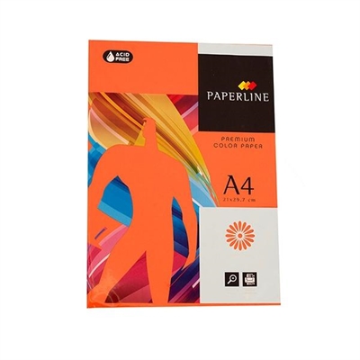 Fabrisa 15650 Pack De Papel De 80 G/M? En Formato A4 Y Color Naranja Azafran. Cada Pack Contiene 500 Hojas. Papel De Alta Calidad Con Tintado Homogeneo Ideal Para La Escuela La Oficina Y El Hogar. Aptos Para Impresoras Inkjet Laser Fotocopiadoras O Escritura Manual.