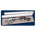Fabrisa 16095 - Papel Para Plotter 914 Cm De Ancho De Rollo Y 50 M De Longitud Y Un Gramaje De 80 G. Perfe